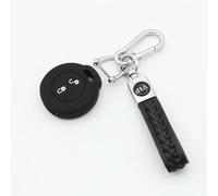 YCYHMHH Silicone Car Key Case Fob Shell For Mitsubishi EVO ASX OutLander 3 Pajero Sport Eclipse Galant Lancer Raider Endeavor-Type L with Chain