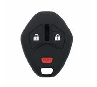 YCYHMHH Silicone Car Key Case Fob Shell For Mitsubishi EVO ASX OutLander 3 Pajero Sport Eclipse Galant Lancer Raider Endeavor-Type D