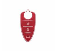 YCYHMHH Silicone Rubber Key Pad with 3 Buttons For alfa For romeo Mito Giulietta 159 GTA 4C Myth Car Accessories-dark red