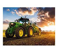 ycyingcheng 5D DIY Full Drill Diamond Painting Tractor Cross Stitch Embroidery Kit, Mosaic Diamond Embroidery Rhinestone Painting Arts Craft for Home Wall Decor