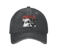 YCYLYLYC Baseball Cap Bruce A E Street Band Springsteen Baseball Cap Thunder Road Distressed Washed Hats Outdoor Adjustable Fit Snapback Cap Gift