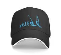 YCYLYLYC Baseball Cap Unisex Outdoor Sport Caps Cotton Windsurfer, The Evolved Human Baseball Cap Cute Chriamas Hat Caps for Men Women's Washed Gifts