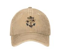 YCYLYLYC Baseball caps Unisex dad Golf Cap Trucker Running Cap Hold Fast Washed Baseball Cap Anchor Retro Trucker Hat Spring Unisex-Teens Gym Casual Snapback Cap Gifts