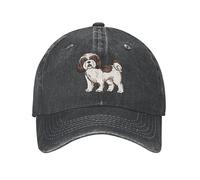 YCYLYLYC Classic Unisex Cotton Shih Tzu Dog Baseball Cap Adult Adjustable Dad Hat Women Men Sun Protection