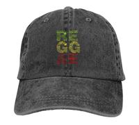 YCYLYLYC Reggae Calligraphy Art Baseball Caps, Visor Cap, Reggae Music Umbrella Hats for Mendad Golf Trucker Running Cap