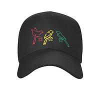 YCYLYLYC Unisex Punk Baseball Cap for Men and Women Breathable Amsterdam 3 Little Birds hat Snapback for Outdoors Trucker caps Outdoor Sport Caps Hat Washed Cotton