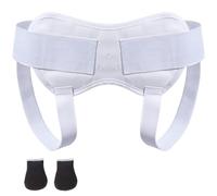 YCYRF Inguinal Hernia Belt for Men and Women, Hernia Support Truss for Single/Double Inguinal with 2 Removable Compression Pads and Adjustable Waist Strap(Small)