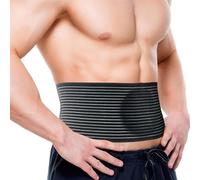 YCYRF Umbilical Hernia Belt for Men & Women, Abdominal Binder Lower Waist Support for Belly Button Hernia Support with Pad, Pain and Discomfort Relief(X-Large)
