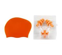 YCYUYK 1 Pc Extra Large Swimming Cap Silicone Long Hair Swimming Caps For Adults Orange