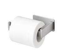 YCYUYK Brushed Silver Loo Roll Holder Square Wall Mount 304 Stainless Steel No Drilling Tissue Storage Rack