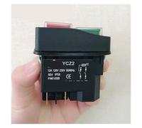 YCZ2 Waterproof Electromagnetic Push Button Switch On Off Pushbutton Switches for Slicer Magnetic Drill Meat Planer 12A IDGTTLDF(4 Pins)