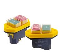 YCZ3-A Electromagnetic Switch 4/5 Pin 110/220V On Off Push Button Restart And Under Voltage 1Pcs(220V,4PIN)