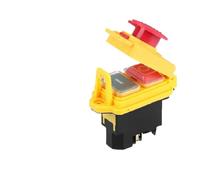 YCZ3-C electromagnetic button switch undervoltage protection slicer waterproof starter power supply with cover instead of KJD17B(4 pin,220V,YCZ3 C with cover)