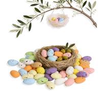 YCZARD 100Pcs Mini Eggs Decorations for Kids Easter Day - Mini Foam Easter Eggs Decorative Easter Egg Decor Bulk Egg Basket Filler Ornaments for Easterr Tree Decorations Crafts