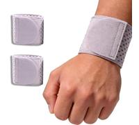 YCZARD 2Pcs Wrist Supports, Adjustable Compression Wrist Straps for Carpal Tunnel, Wrist Brace, Pain Relief, Lifting Straps Wrist Wraps, Gym Accessories for Men and Women (Gray)