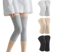 YCZARD 3Pairs Knee Compression Sleeves for Women Men, Lightweight Thin Knee Sleeves for Knee Pain Relief, Non-Slip Knee Brace for Dancing Yoga Running Cycling (11Inch Long)