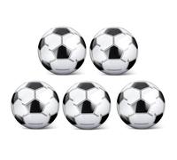 YCZARD 5Pcs Inflatable Soccer Ball, 12 Inch Football Beach Ball Blow Up Beach Balls Water Game for Kids Adult Swimming Pool Sports Summer Party Supplies
