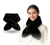 YCZARD Warm Women Scarf Pull-Through Neck Warmer Collar Scarf, Cozy Women Scarfs Lightweight - Christmas Gifts for Your Lady (Black)