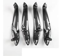 YDCDFVBVGM car Interior Inner Door Handle for 3 Series for F30 for F35 for F3X Car Inner Handle Front Rear Left Right Set of 4 Interior Door Handles(4 Carbon Fibre)