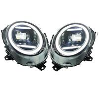 YDCDFVBVGM Daytime Running Lights For Mini For Coopers For F56 2014-2021 Headlight Assembly Modified For F56 For F55 LED DRL Lights Accessories LED Dynamic Front Light(RGB Start)