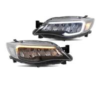 YDCDFVBVGM Daytime Running Lights For Subaru For WRX 2008-2014 For WRX For STI Full LED Headlights With Sequential Turn Signal Assembly LED Dynamic Front Light