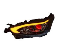 YDCDFVBVGM Daytime Running Lights For Toyota For Yaris 2017-2023 LED Headlight DRL Projector Lens Signal Front Lamp Car Lights Accessories LED Dynamic Front Light(Low beam)
