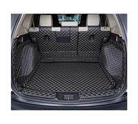 YDCDFVBVGM Tailored Car Boot Mats For Kia For Sorento 7seat 2013-2017 Waterproof Cargo Liner Boot Carpets Car Trunk Mat Interior Accessories Floor Carpet Guard Cover Pad(Black beige)