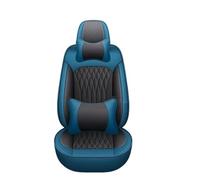 YDCDFVBVGM Waterproof Seat Covers Set For Benz For C-Class For W202 W203 W204 W205 A205 C204 C205 S202 S203 S204 S205 Custom Seat Cover Front Rear Seat Protector(Luxury Black Blue 5 Seat)