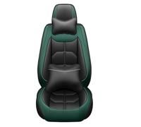 YDCDFVBVGM Waterproof Seat Covers Set For Chevy For Cruze For Blazer For Captiva For Camaro For Aveo For Malibu For Equinox Custom Seat Cover Front Rear Seat Protector(Luxury Black Green 5 Seat)