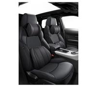 YDCDFVBVGM Waterproof Seat Covers Set For Focus MK2 3 4 For Kuga Custom All Inclusive Protective Seat Cover Accessories Front Rear Seat Protector(Luxury all black)