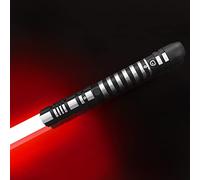 YDD GENIUS Lightsaber-39Inch Length, Metal Hilt Dueling Light Sabers for Adults, 4 Sound Modes&7 Voices, USB Charge, Boys Gift, Adults, Cosplay Poprs Xmas Gift (99cm-Red)