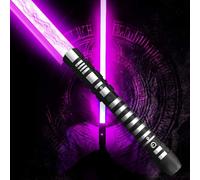 YDD GENIUS Lightsaber, 4 Modes 7 Voices Light Saber Sword Toys for Star Wars Party Role Playing, Metal Hilt Dueling Light Swords for Adults, Birthday Xmas Gift(99cm-Purple)