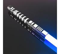 YDD GENIUS Lightsaber, Metal Hilt Dueling Light Saber Sword for Adults,4 Sound Fonts Black Series Light Saber for Adults Xmas Cosplay(99cm-Blue)