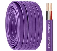 YDDECW 12/3 NM-B Wire with Ground - 100FT Non-Metallic Sheathed Cable 100% Pure Copper 12 AWG 3 Conductor Residential Indoor Wire for Outlets, Switches, Other Loads and Lighting Wiring Projects etc.
