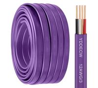 YDDECW 12/3 NM-B Wire with Ground - 75FT Non-Metallic Sheathed Cable 100% Pure Copper 12 AWG 3 Conductor Residential Indoor Wire for Outlets, Switches, Other Loads and Lighting Wiring Projects etc.