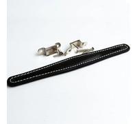 YDELEKS 1PC Black Color Audio AMP Raised Leather Handle for Fend Guitar Amplifier DIY