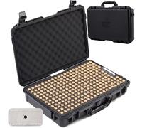 YDEPLVEO 247 Rounds Shotgun Shells Case | Fits for 12GA/ 20GA/ 16GA/ 10GA Shotshell | Portable Travel 12 Gauge Ammo Storage Box with Desiccant