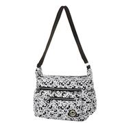 YDezire Mickey White Women’s Nylon Shoulder Bag, Cross Body bag, Messenger Bags for Women, Travel Handbags with Adjustable Strap
