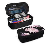 YDFISH Axolotl Flower Pencil Box for Girls