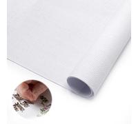 YDHfdc Linen 1.5x1m Aida 14 Count Cross Stitch Fabric White Embroidery Cloth Fabric for Embroidery, DIY Handicrafts