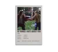 ydhgebn 10 Things I Hate About You Poster Wall Art Cover Room Vintage Poster Decorative Painting for Bedroom Living Room Aesthetic Elegant Poster 20x30inch(50x75cm) Unframe-style