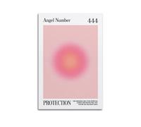 ydhgebn Angel Number Poster 444 Poster Wall Art Cover Room Vintage Poster Decorative Painting for Bedroom Living Room Aesthetic Elegant Poster 12x18inch(30x45cm) Unframe-style