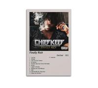 ydhgebn Chief Keef Poster Wall Art Cover Room Vintage Poster Decorative Painting for Bedroom Living Room Aesthetic Elegant Poster 12x18inch(30x45cm) Unframe-style