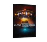 ydhgebn Close Encounters of The Third Kind Poster Wall Art Cover Room Vintage Poster Decorative Painting for Bedroom Living Room Aesthetic Elegant Poster 12x18inch(30x45cm) Frame-style