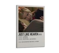 ydhgebn Just Like Heaven Poster Wall Art Cover Room Vintage Poster Decorative Painting for Bedroom Living Room Aesthetic Elegant Poster 12x18inch(30x45cm) Frame-style