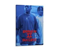 ydhgebn Menace II Society Poster Wall Art Cover Room Vintage Poster Decorative Painting for Bedroom Living Room Aesthetic Elegant Poster 12x18inch(30x45cm) Frame-style