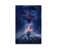 ydhgebn Murder on The Orient Express Poster Wall Art Cover Room Vintage Poster Decorative Painting for Bedroom Living Room Aesthetic Elegant Poster 24x36inch(60x90cm) Unframe-style