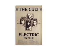 ydhgebn The Cult Poster Wall Art Cover Room Vintage Poster Decorative Painting for Bedroom Living Room Aesthetic Elegant Poster 08x12inch(20x30cm) Unframe-style