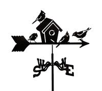 YDHNB Weather Vane Stainless Steel Weathervane for Garden Creative Bird's Nest Weathervane Garden Stake Weather Vane Wind for Yard Cupolas Farm Sheds