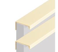 YDHSIKK Cabinet Pulls Light Yellow Kitchen Pull Handles Hidden Cupboard Drawer Handles 2 Pcs Furniture Door Pulls, for Cabinet Closets Wardrobe, Aluminum Alloy(Length 120mm)